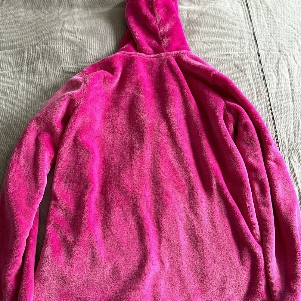 Lands End Girls Pink Fleece - size XL - Picture 4 of 4